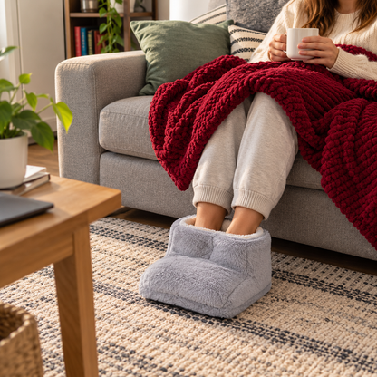 SoleSnug™ | Plush Heated Foot Warmer